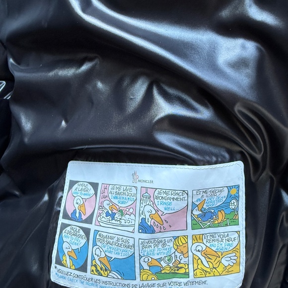 Moncler Elbe Black Jr SZ 14 Winter Jacket Adult:Sz XS - Picture 4 of 10